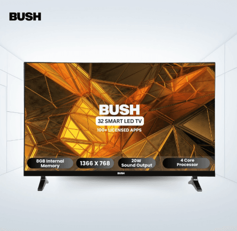 Bush 80 cm (32 inch) HD Smart LED TV, Black, JMK32 PRO